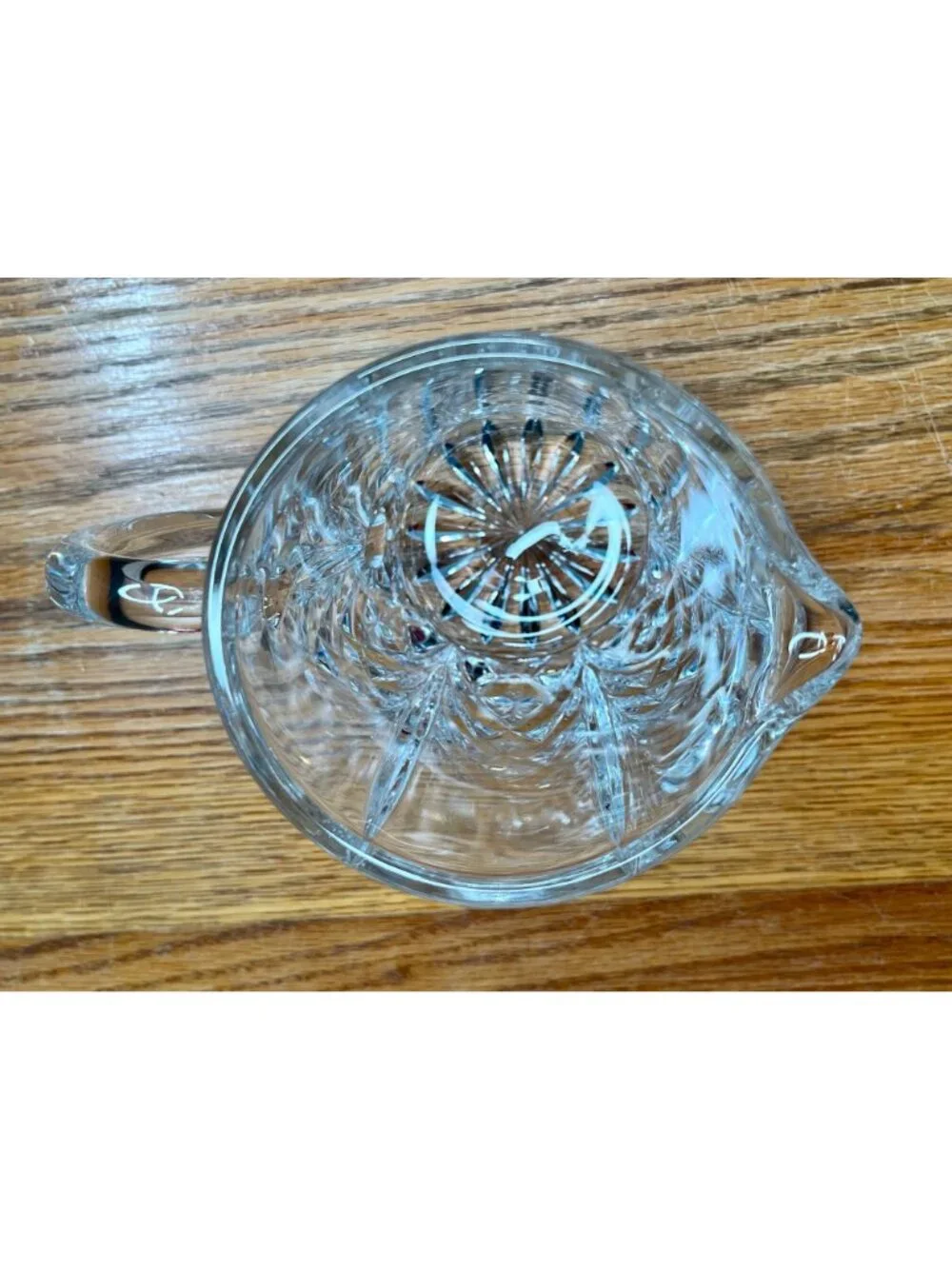 Marquis by Waterford Crystal Brookside 6 3/4 Inch Pitcher with Handle,  30 oz